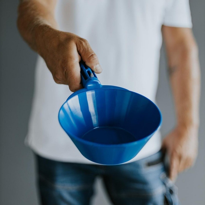 Plasterers Bucket Scoop PVC Construction Plastic Pan 170mm (6.69") for