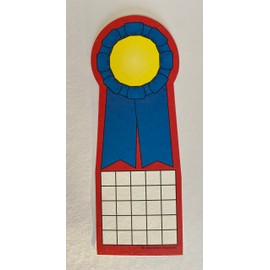Blue Ribbon Incentive Sticker Set 24 Personal Incentive Charts 288 Good Work Stickers, Monitor Academic Progress, Reward Positive Behavior/Track Progress Towards Goal Achievement Complete Homework