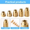 SVOCK 5Pcs Shower Head Extension Arm, 1/2 Inch x 10