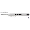Quality Ballpoint Pen Refills, Medium Point. Compatible with Parker Ball