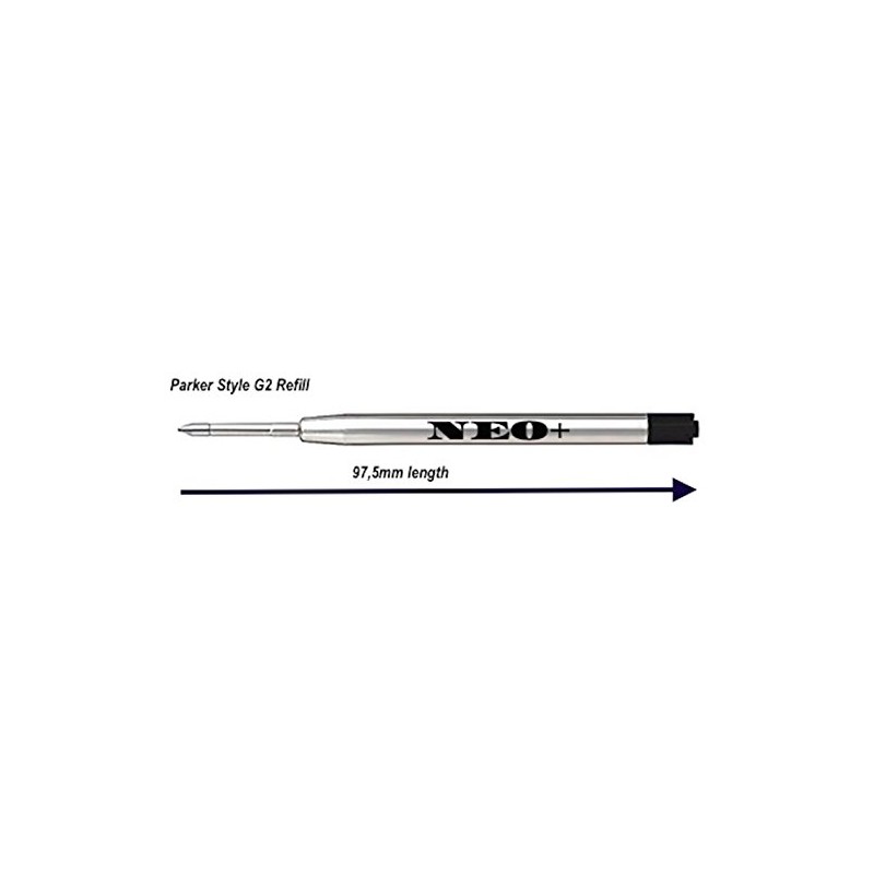 Quality Ballpoint Pen Refills, Medium Point. Compatible with Parker Ball
