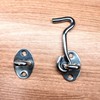 Aori Stainless Steel Hanging Door Lock Latch Bathroom Door 4ea