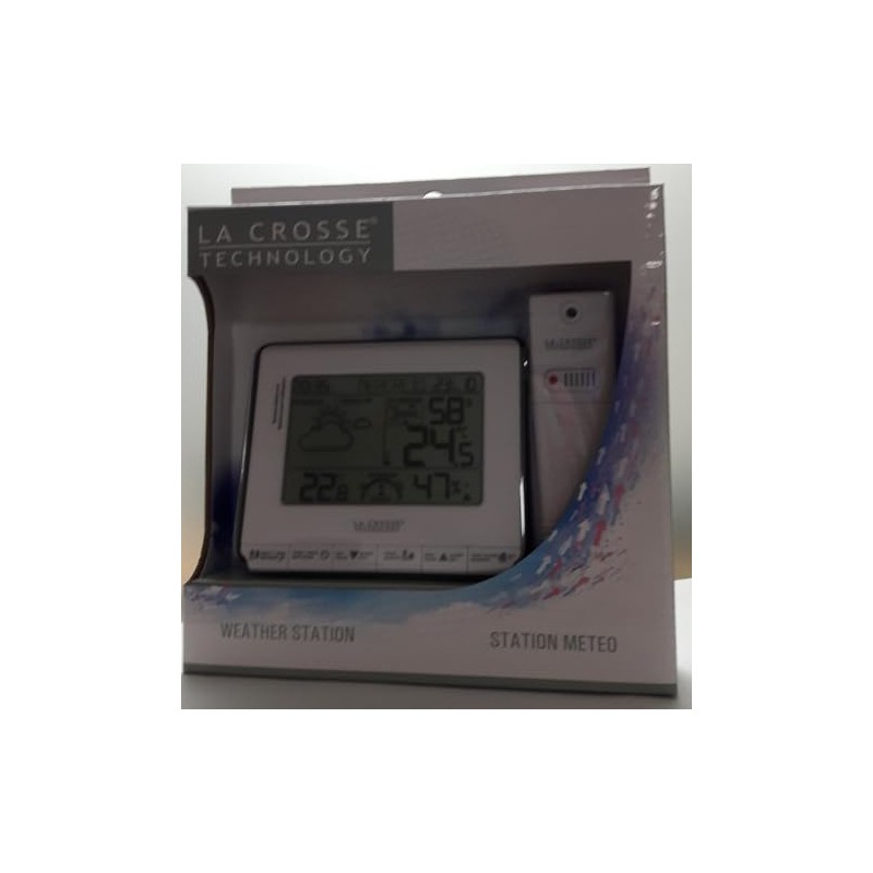La Crosse Technology WS6818WHI-BLA Weather Station - White/Black