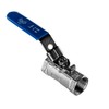 FSA Ball Valve Stainless Steel 316 1/2 Inch 1-Piece 2-Way
