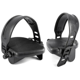 TreadLife Fitness Vision Fitness & Tunturi Recumbent Upright Stationary Bike Pedals Pair Set 9/16"