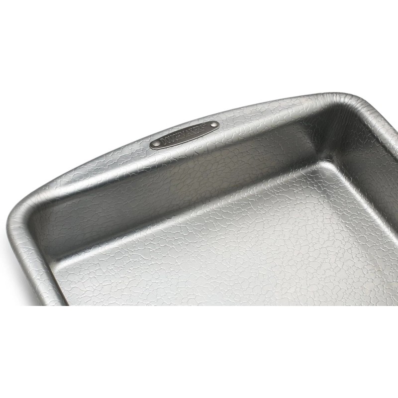 Doughmakers 9 Inch Square Baking Pan Commercial Grade Aluminum Healthy