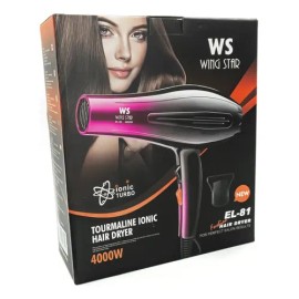 Secadora Profesional 4000w Wing Star El-81 Con Aire Frío                                                                                              