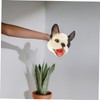 Generic Dog Hand Puppet for Kids Fun Vinyl Glove Puppet