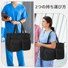 AKOZLIN Visiting Nursing Bag Nurse Visit Medical Bag Large Capacity