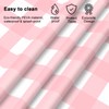 Pink Gingham Tablecloth 54 × 108 Inches Pink and White