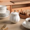 Sweejar Royal Ceramic Sugar Bowl, 12 Ounce Sugar Container with