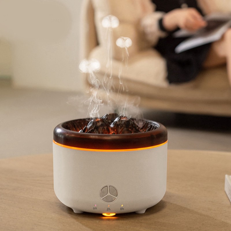 Flame Essential Oil Diffuser 500ml Aroma Diffuser Aromatherapy Diffuser Mist