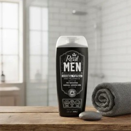 Crema Corporal Real Men Total 400 Ml Cuerpo, Cara Y Manos