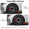 TOCCOOL Wheel Stickers, Racing Cars Stickers, Letter Stickers, Suitable for