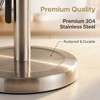 MULIRE Stainless Steel Paper Towel Holder Countertop with Tension Arm