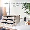 UnionBasic Document Organizer, 3-Drawer File Cabinet Document Storage Box, Office