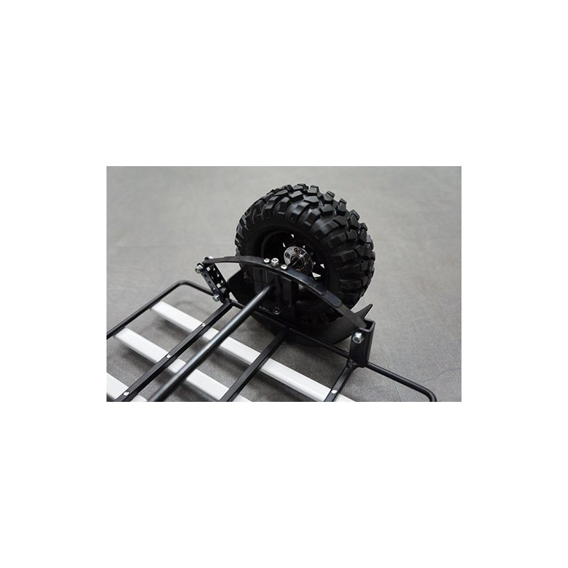 Yeah Racing 1/10 Scale Leaf Sprung Steel Trailer with Hitch