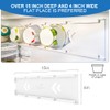 Sophico Yogurt Organizer for Fridge, 4 Capacity Yogurt Sliders for