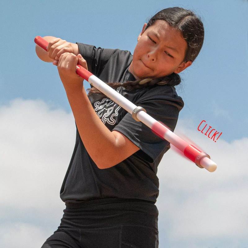PowerNet Training Click Stick PVC Combo | Baseball Softball Bat