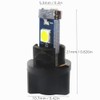 WLJH 10 Pack Ice Blue Canbus T5 Led Bulb 2721