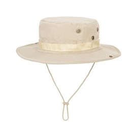 Summer-Sun-Hats for Men/Women Wide-Brim UV Protection Bucket Hat for Beach Gardening Fishing Hiking Safari Outdoor Beige