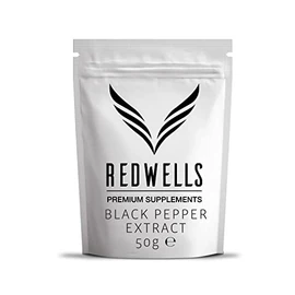 Black Pepper Extract Powder 95% Piperine Herbal Extract REDWELLS - 50g Pack