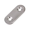 RDEXP 10pcs Stainless Steel Flat Corner Brace Brackets Mending Plates