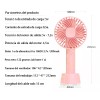 KFMX Mini Ventilador Portátil Base Y Mano Portátil Recargable
