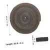 BESPORTBLE Wood Stove Insert Gasket Rope Fiberglass Sealing Rope Flat