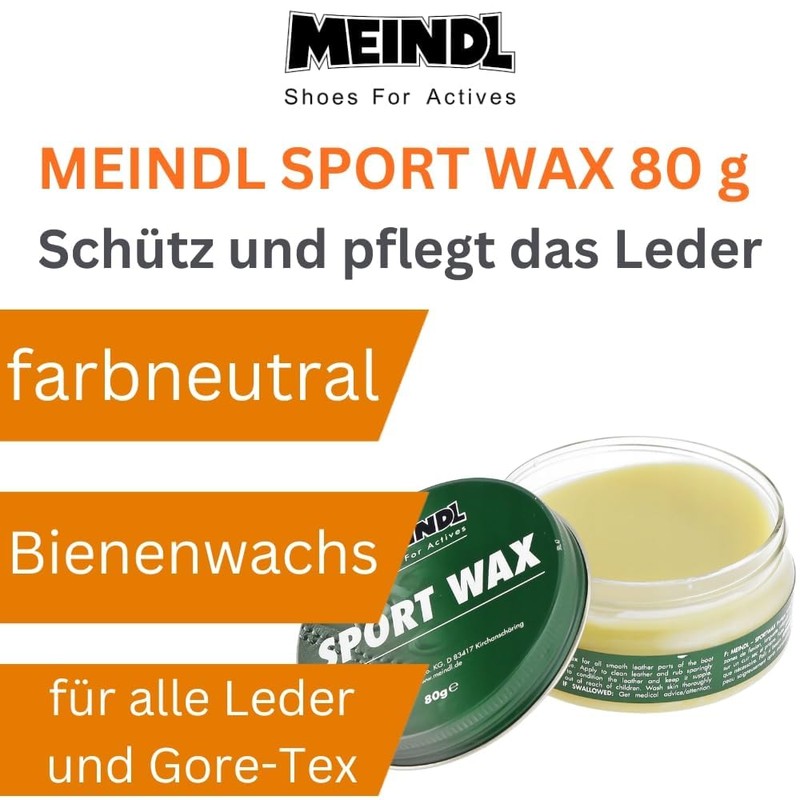 Meindl Unisex 28559-65 Shoe Wax, Colourless, clear