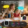 Yunbaoit Digital Visual Timer for Kids, Rechargeable 99-Minute Silent Countdown