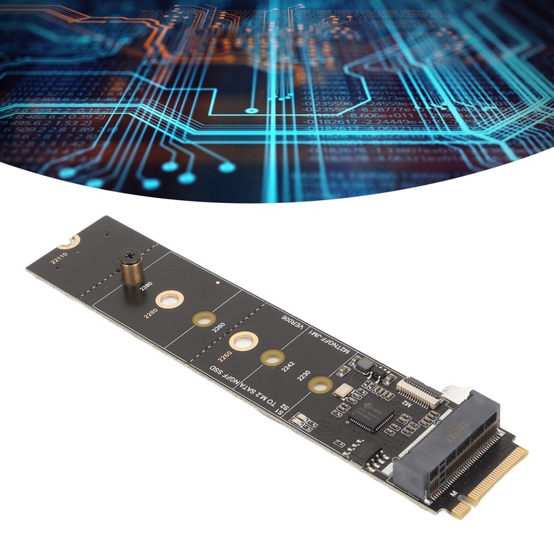 M.2 SATA NGFF Expansion Card SATA3.0 6Gbps Plug and Play