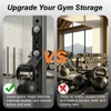Universal Kettlebell Holder for Power Rack, Adjustable Slot Design Fits