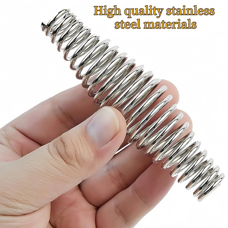 Ghzchuang 5Pcs Stainless Steel BBQ Spring Handle,4.33 Inch Long Heavy