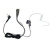 ICOM Compatible Earphone Microphone, ICOM Slim L-Type, For 2-Pin, Transparent