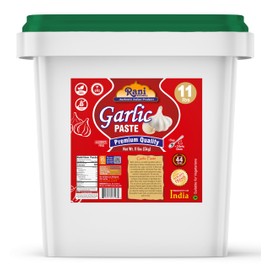 Rani Garlic Cooking Paste 176oz (11lbs) 5kg Bulk ~ Vegan | Gluten Free | NON-GMO | Kosher | No Colors | Indian Origin