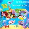 YOUYIKE Building Blocks Set Sea Animals Mini Small Classic Basic