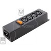 AC WORKS [WS-045-0-4] IEC IT/Server/PDU Power Strip 7-1/2 in. Housing