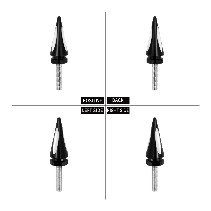 HDBUBALUS 4x Impaler Spike Windshield Aluminum Wind Screen Bolt Kit