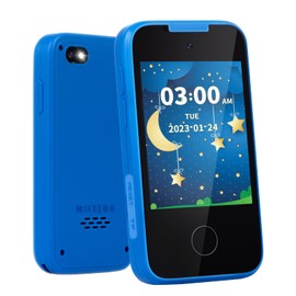 Kids Phone Gifts and Toys for 3-8 Year Olds Boys, Toy Phone with Dual Camera, MP3 Music Player, Games, Habit Tracker Touchscreen Toddler Phone Learning Toy Birthday Gifts for Girls Age 3 4 5 6 7 8