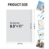 KTRIO No Holes Sheet Protectors 8.5 x 11 Inch Heavy