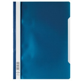 Durable Clear View A4 Folder - Dark Blue, Pack of 50