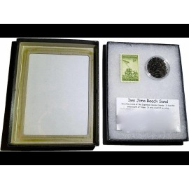 Iwo Jima Beach Sand and Postage Stamp - Commemorative Collection