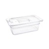 Vogue U237 Polycarbonate 1/4 Gastronorm Container, 2.4 L Capacity, 265