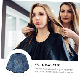 TOVINANNA 1set Classic Makeup Cape Hair Shawl for Salon Beauty Use Lightweight Machine Washable Anti-static Fits- Women Teens Boys and Girls Decorative Patterns