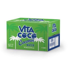 VITA COCO Pineapple Coconut Water 12PK, 16.9 FZ
