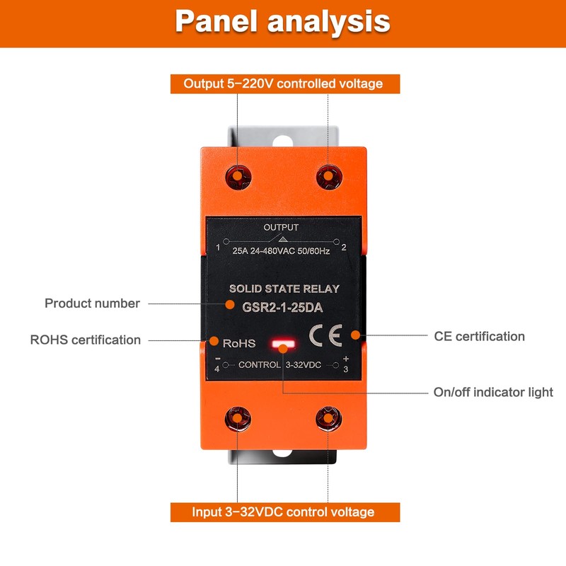 Jadeshay Solid State Relay, Relay SSR Solid State Relay DC