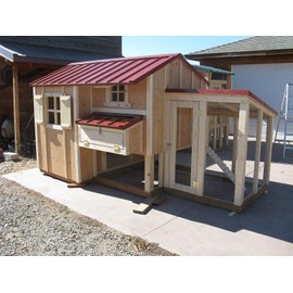 Emailed version only, The Cottage Coop, chicken coop with storage area