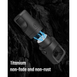 KeyUnity KA48 Titanium Magnetic Key Holder, Quick Release Keychain, Double-End Key Ring Holder, Rotatable Key Linker 2Pcs