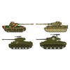 ハセガワ 1/72 ドイツ陸軍 タイガーI & パンサーG VS M4A4E8シャーマン & M24チャーフィー